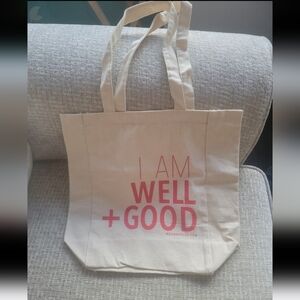 Well And Good Canvas Tote Bag
